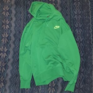 Green Freak Nike Hoodie with Logo Size Xxl